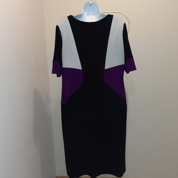 👗Joseph Ribkoff Abstract Dress, US 16 - Picture 3 of 6